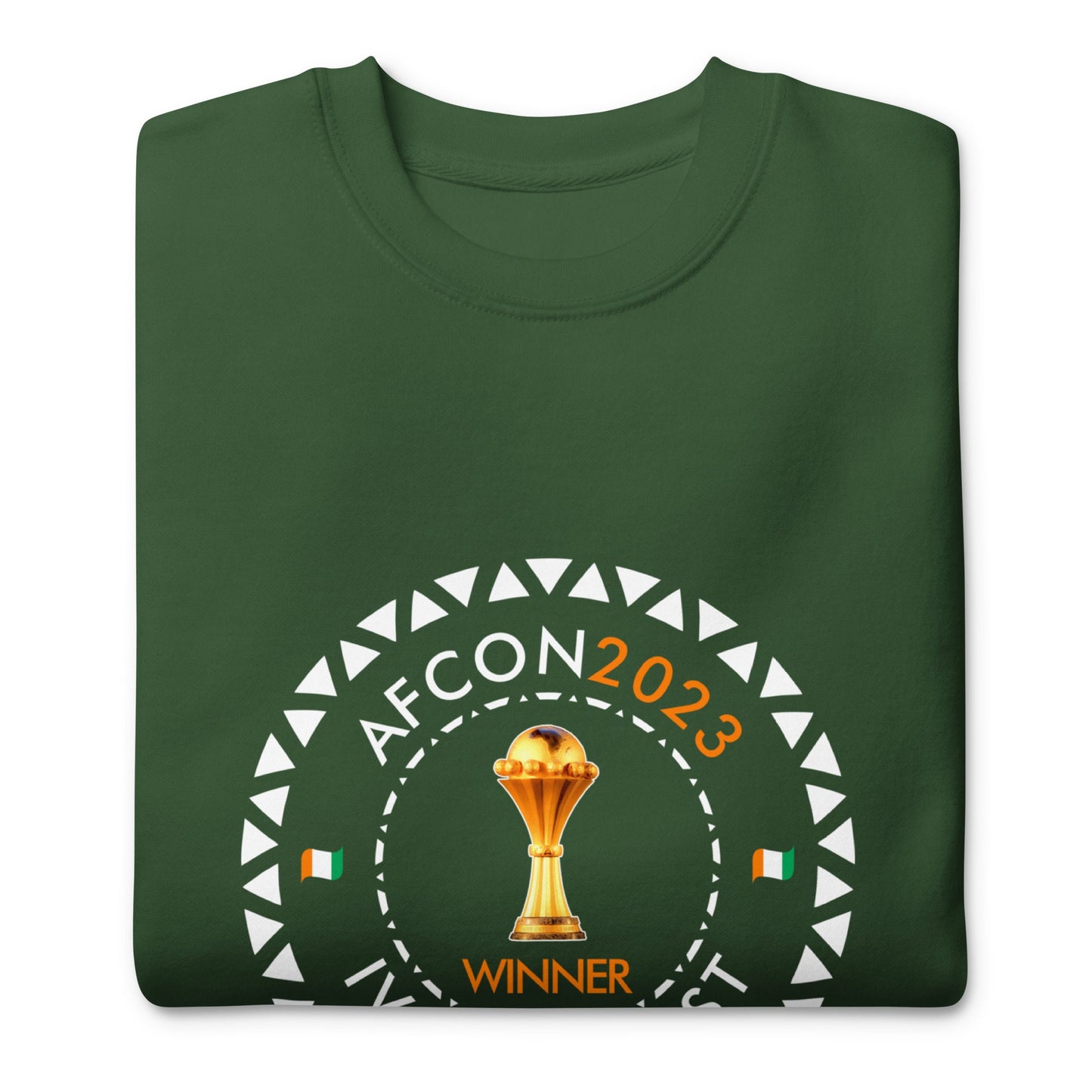 AFCON 2023 WINNER-Unisex Premium Sweatshirt- Ivory Coast