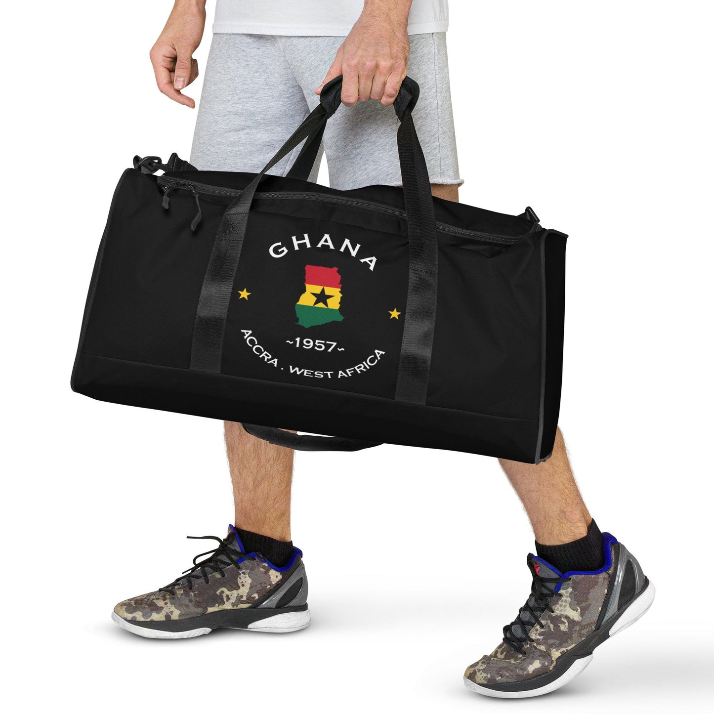 GhanaianInspiredDuffle bag,GhanaGymbag