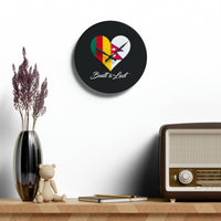 Cameroon/Nepal Interracial Inspired Acrylic Wall Clock