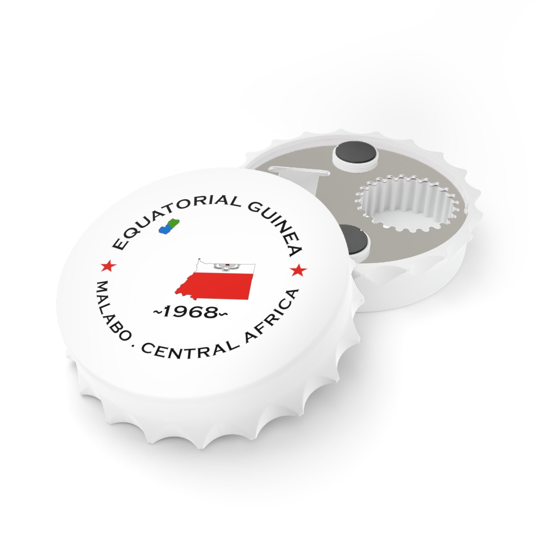 Equatorial Guinea Bottle Opener and Fridge Magnet