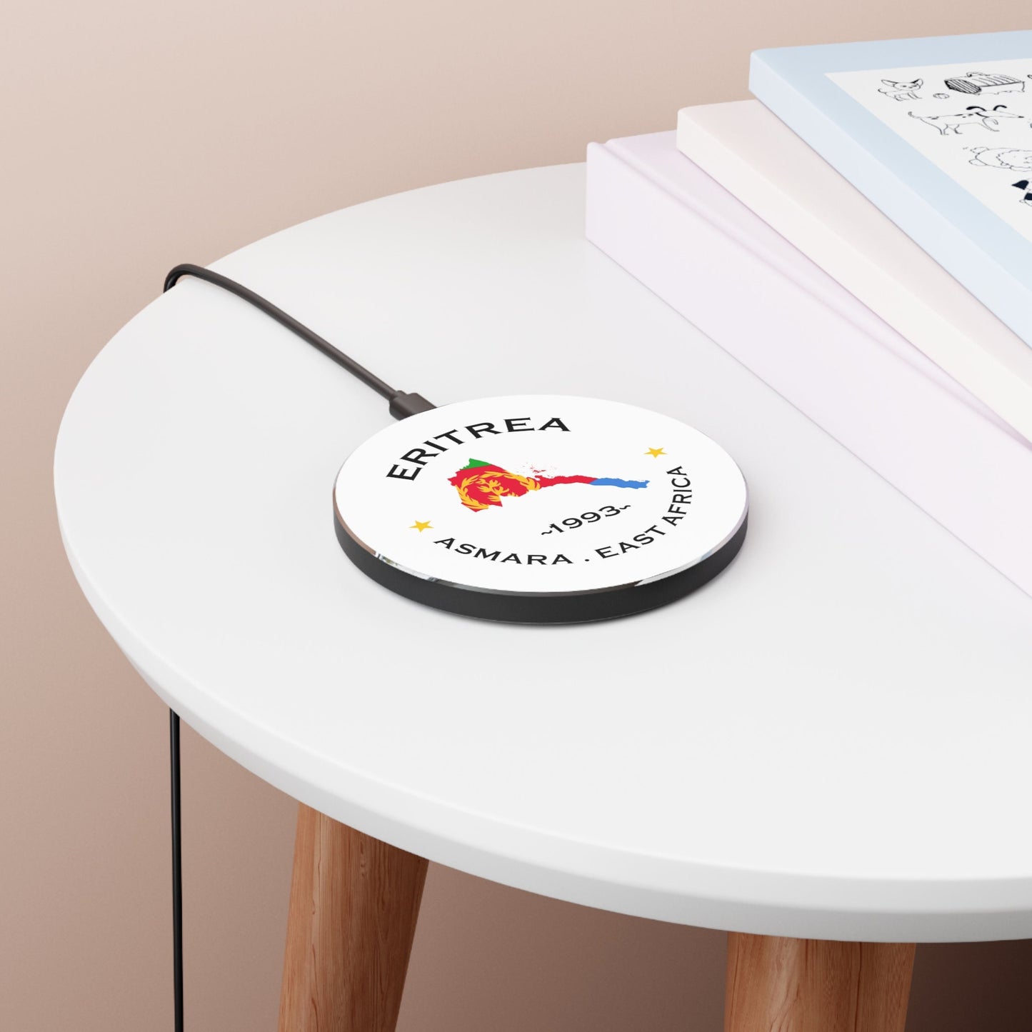 Eritrean Wireless Charger- Iphone and Android phones