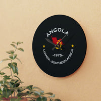 Angola Inspired Acrylic Wall Clock.