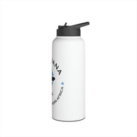 Botswana Stainless Steel Water Bottle: Standard Lid, Botswana Tees, Botswana Gifts, Botswana Jerseys, African Couple Gifts