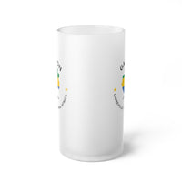 Gabon  Frosted Glass Beer Mug