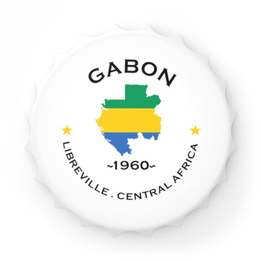 Gabon Bottle Opener and Fridge Magnet