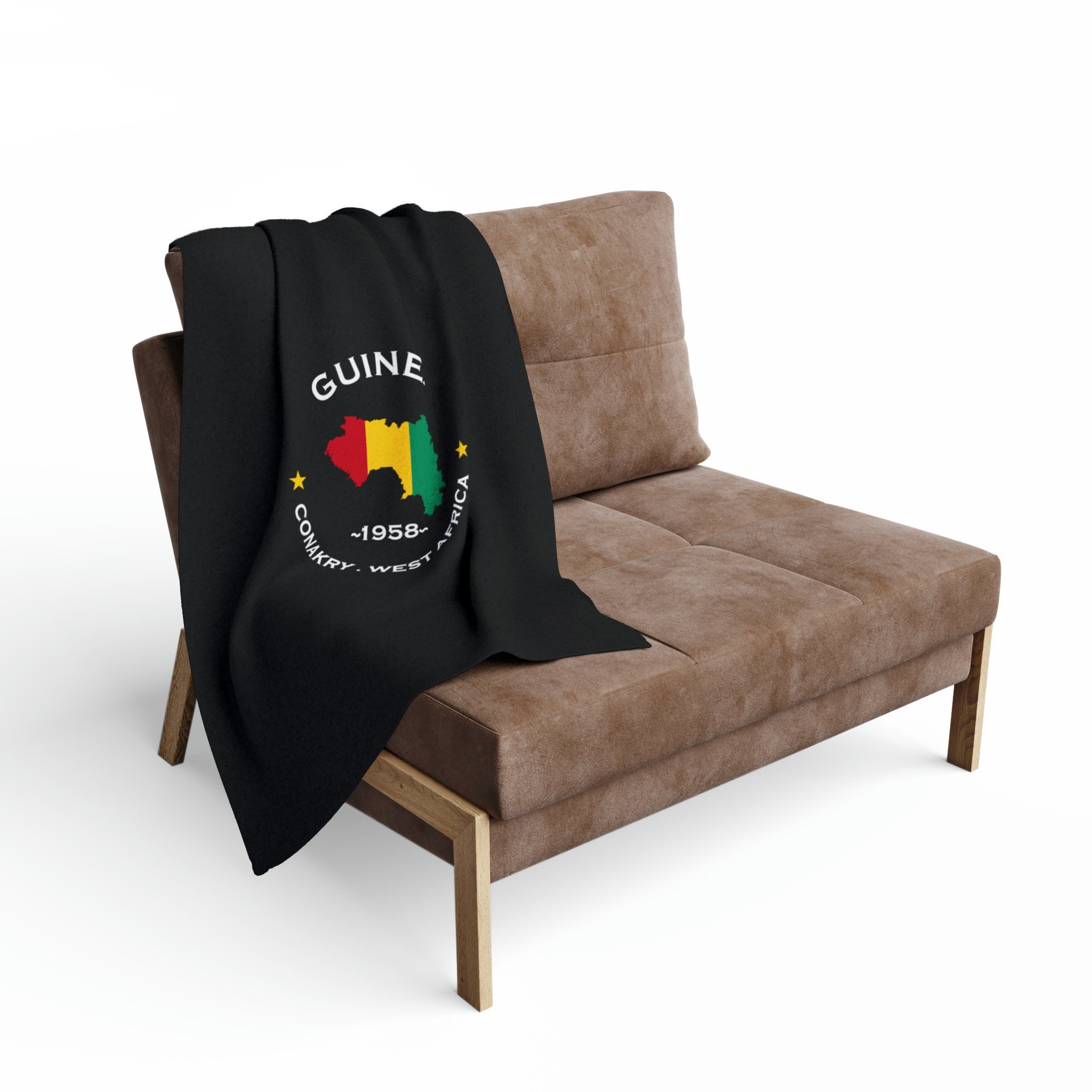 Guinea Inspired Premium Fleece blanket