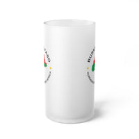 Burkina Faso Frosted Glass Beer Mug