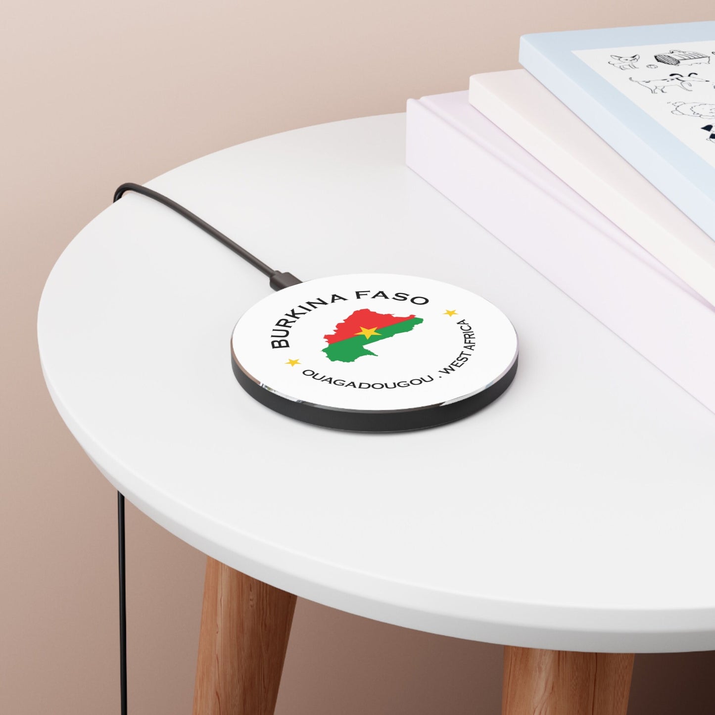 Burkina Faso Wireless Charger- Iphone and Android phones