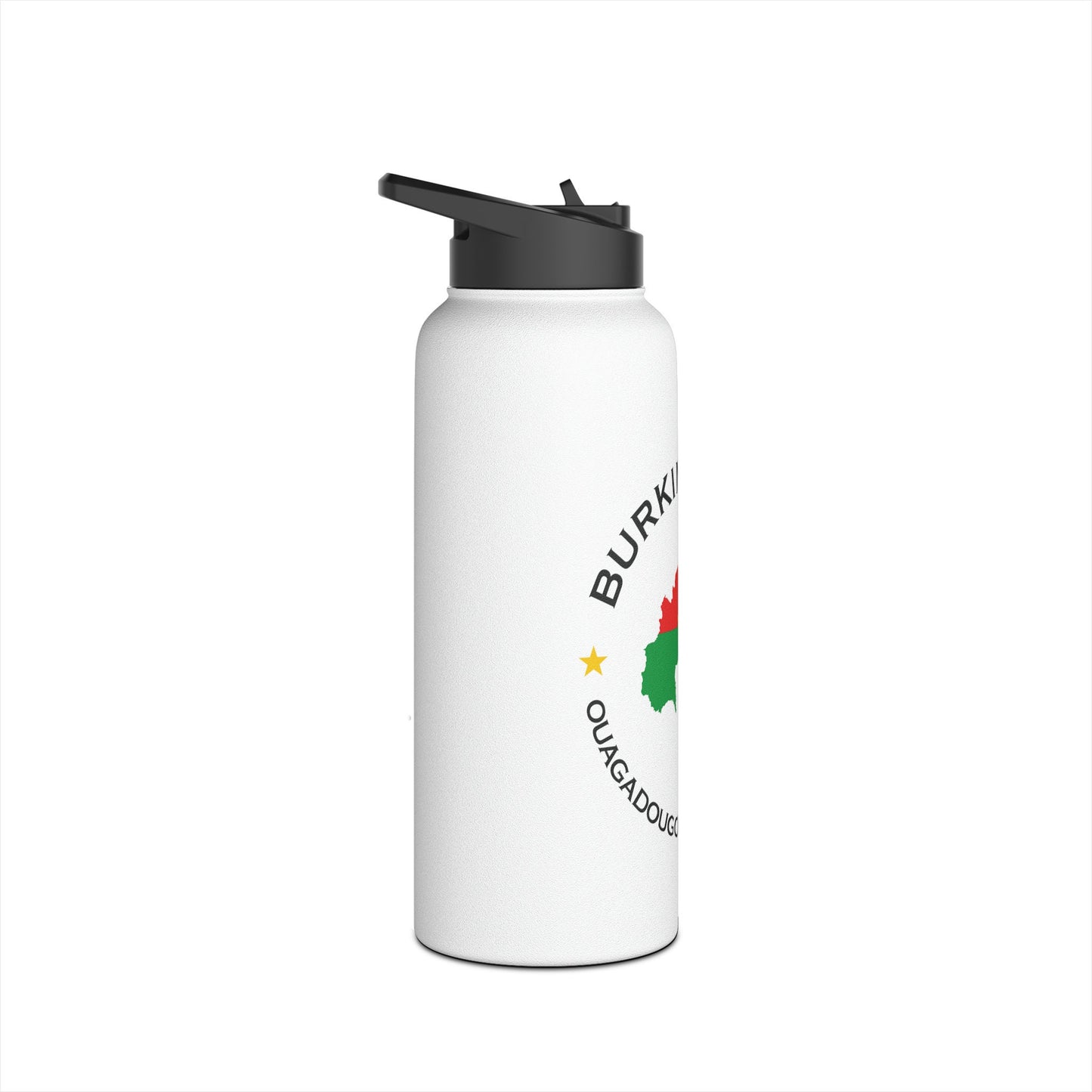 Burkina Faso Stainless Steel Water Bottle