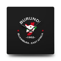 Burundi Acrylic Wall Clock