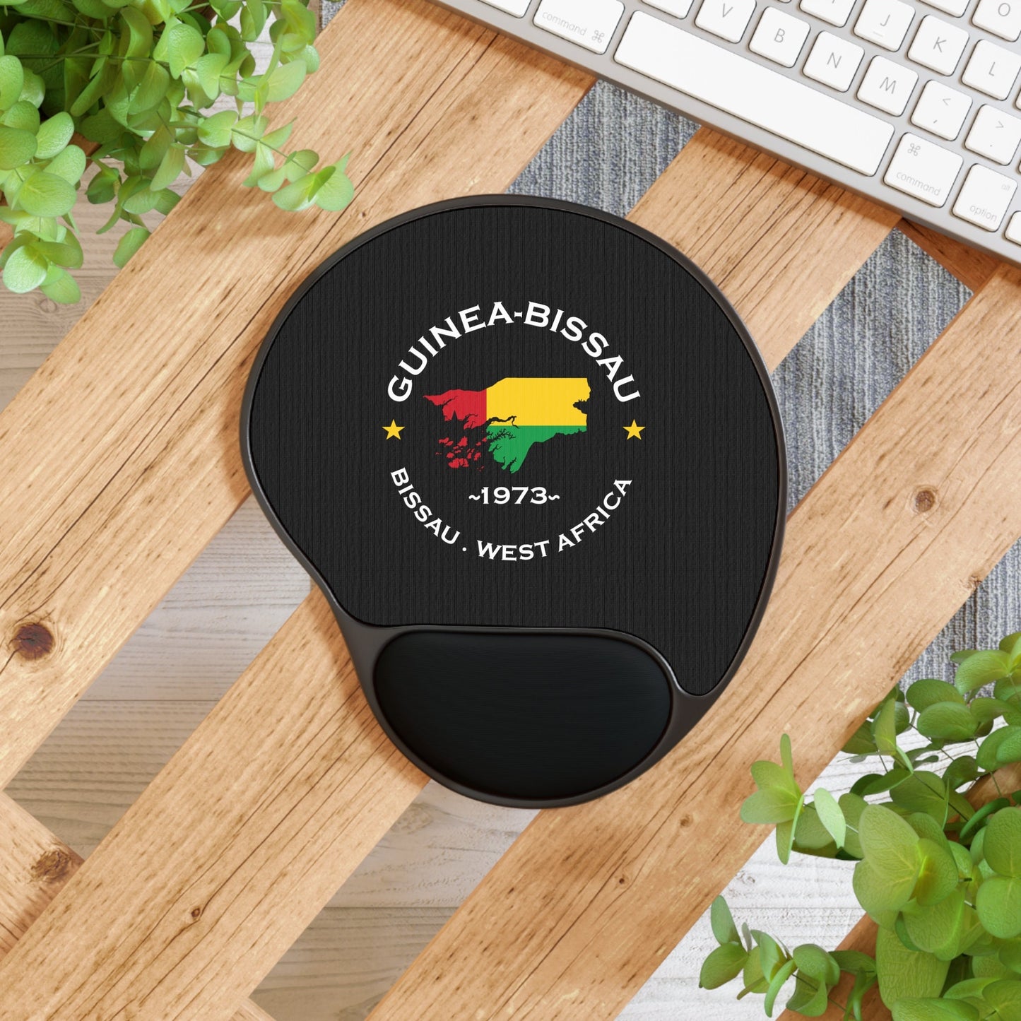 Guinea-Bissau Ergonomic Mouse Pad