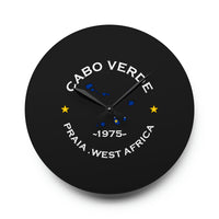 Cabo Verde Acrylic Wall Clock