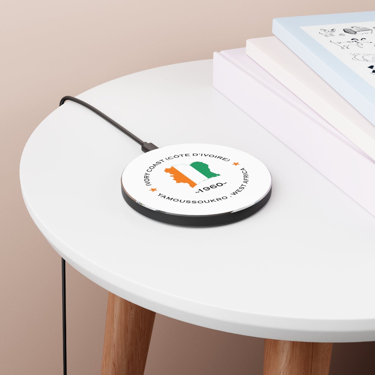 Ivory Coast Wireless Charger- Iphone and Android phones