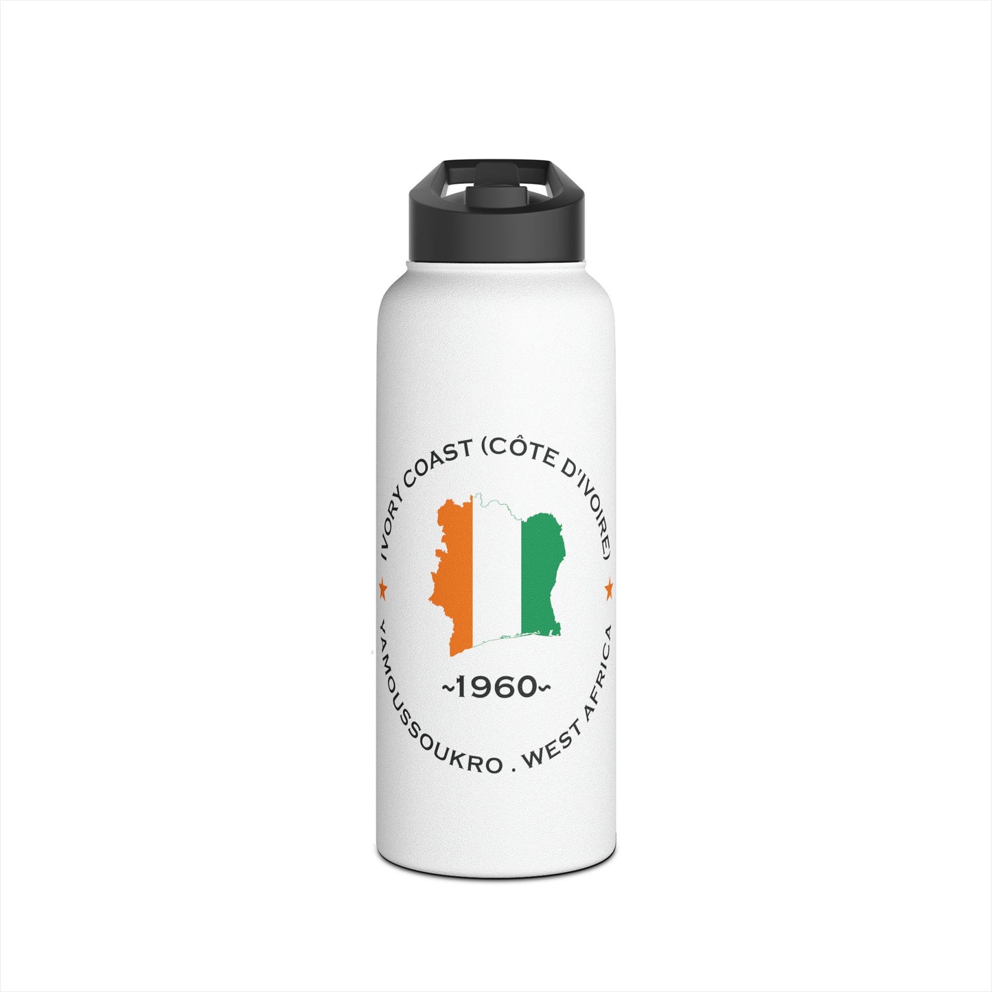 Ivory Coast Stainless Steel Water Bottle