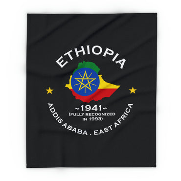 Ethiopian Inspired Premium Fleece blanket