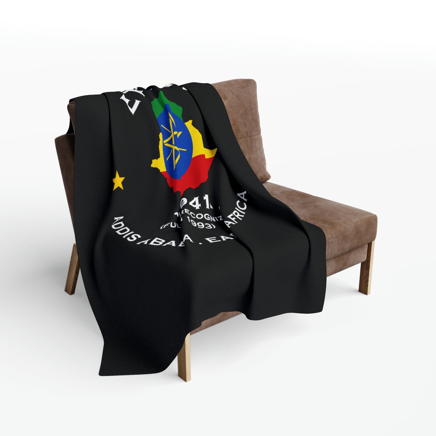 Ethiopian Inspired Premium Fleece blanket