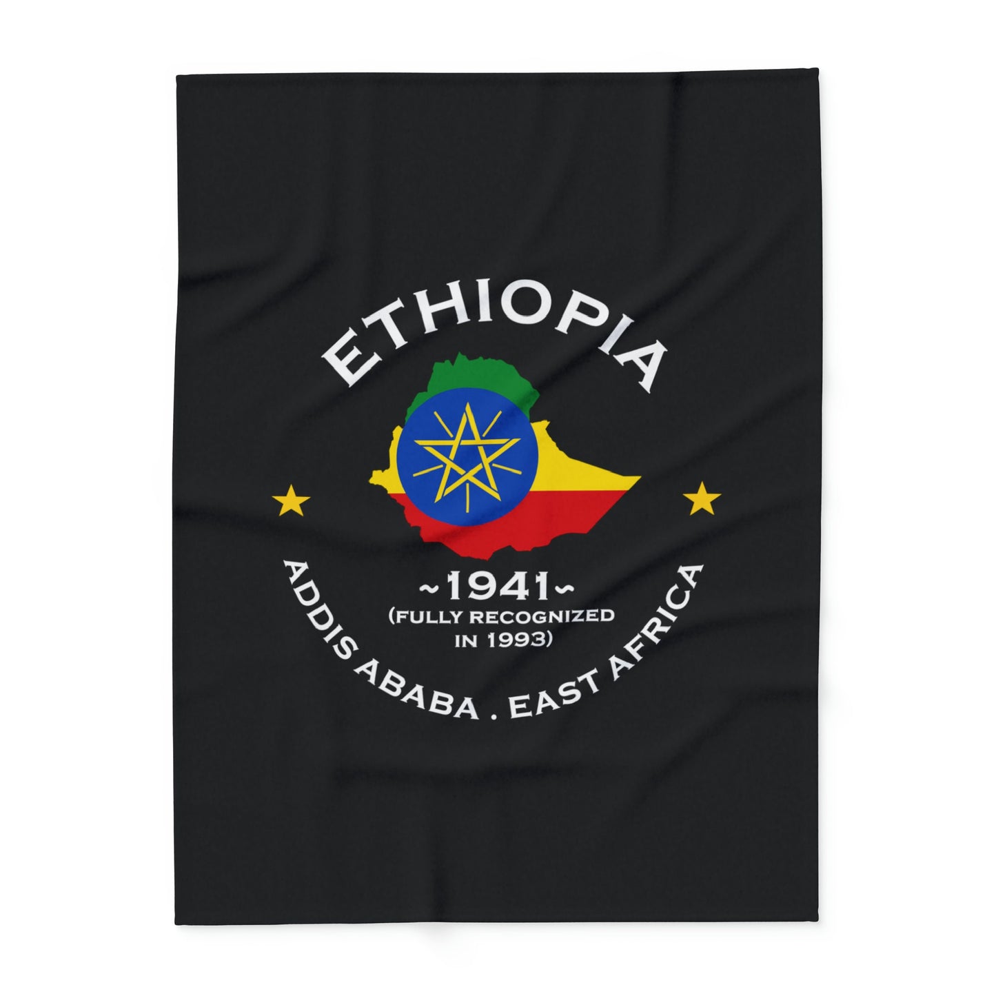 Ethiopian Inspired Premium Fleece blanket