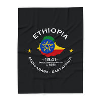 Ethiopian Inspired Premium Fleece blanket