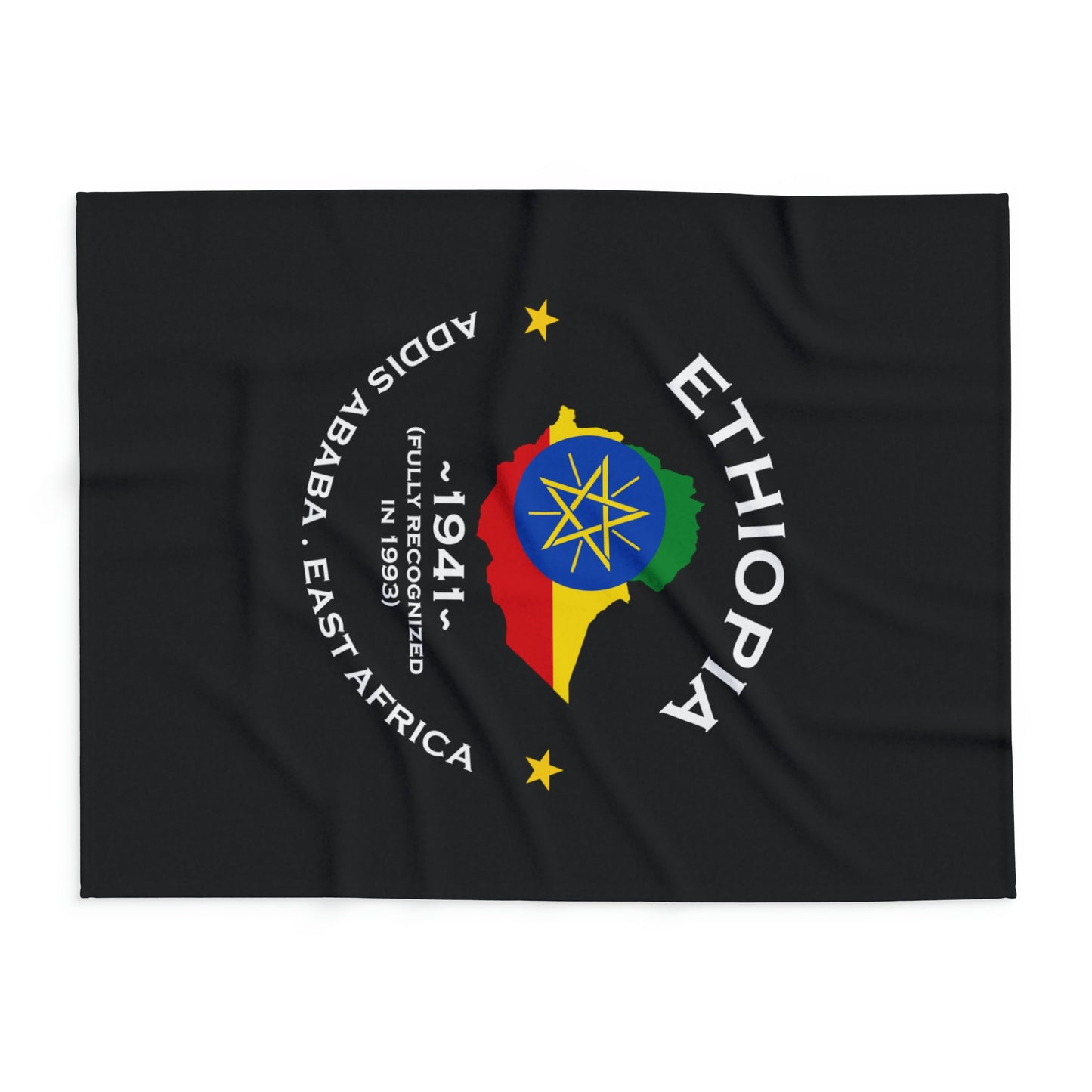 Ethiopian Inspired Premium Fleece blanket