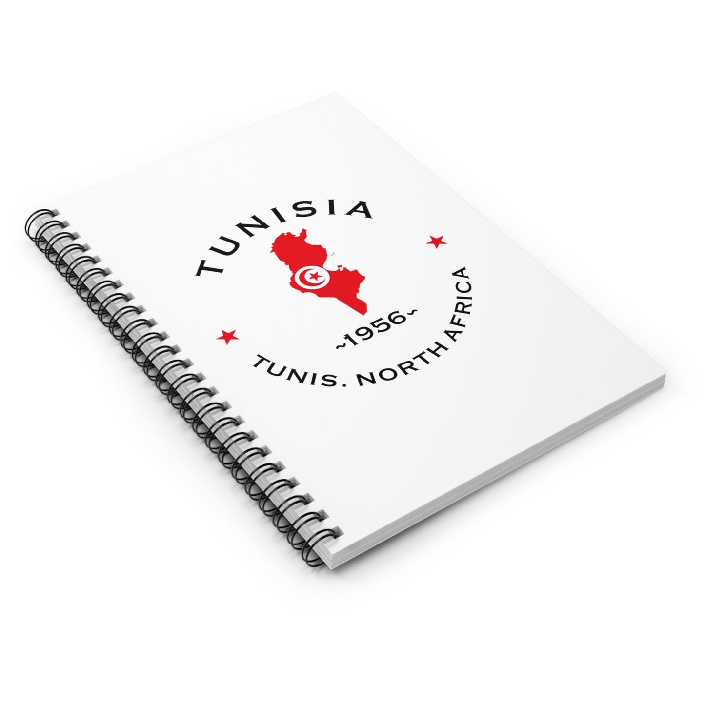 Tunisian Inspired Spiral Notebook: Perfect African Gift for Creative Minds