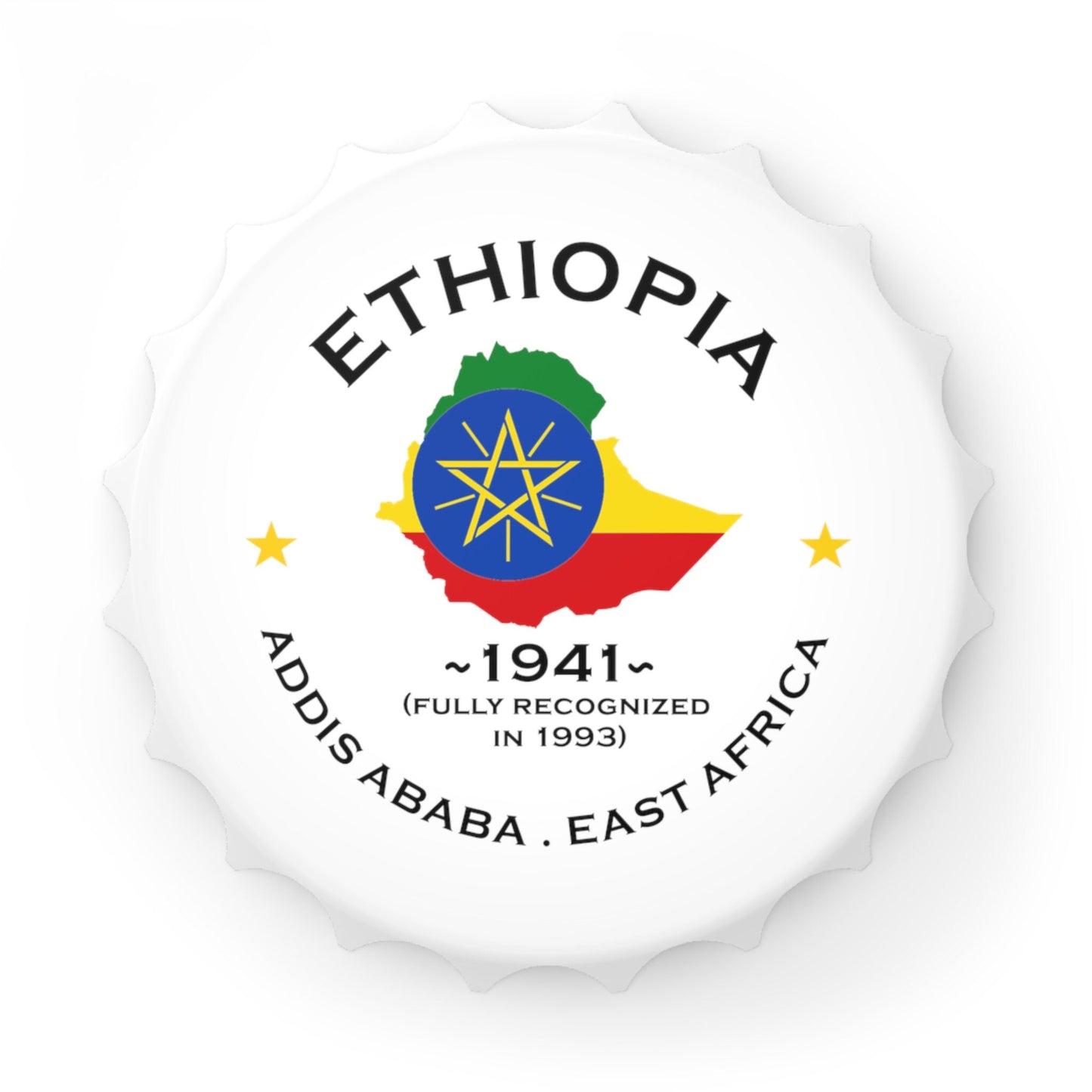 Ethiopian Bottle Opener and Fridge Magnet