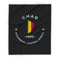 Chadian Inspired Premium Fleece blanket