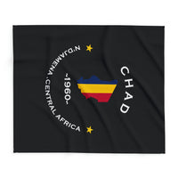 Chadian Inspired Premium Fleece blanket