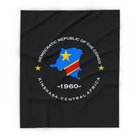 Congolese Inspired Premium Fleece blanket