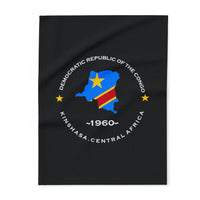 Congolese Inspired Premium Fleece blanket