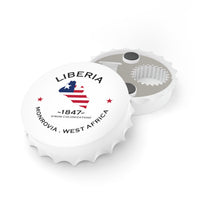 Liberia Bottle Opener and Fridge Magnet