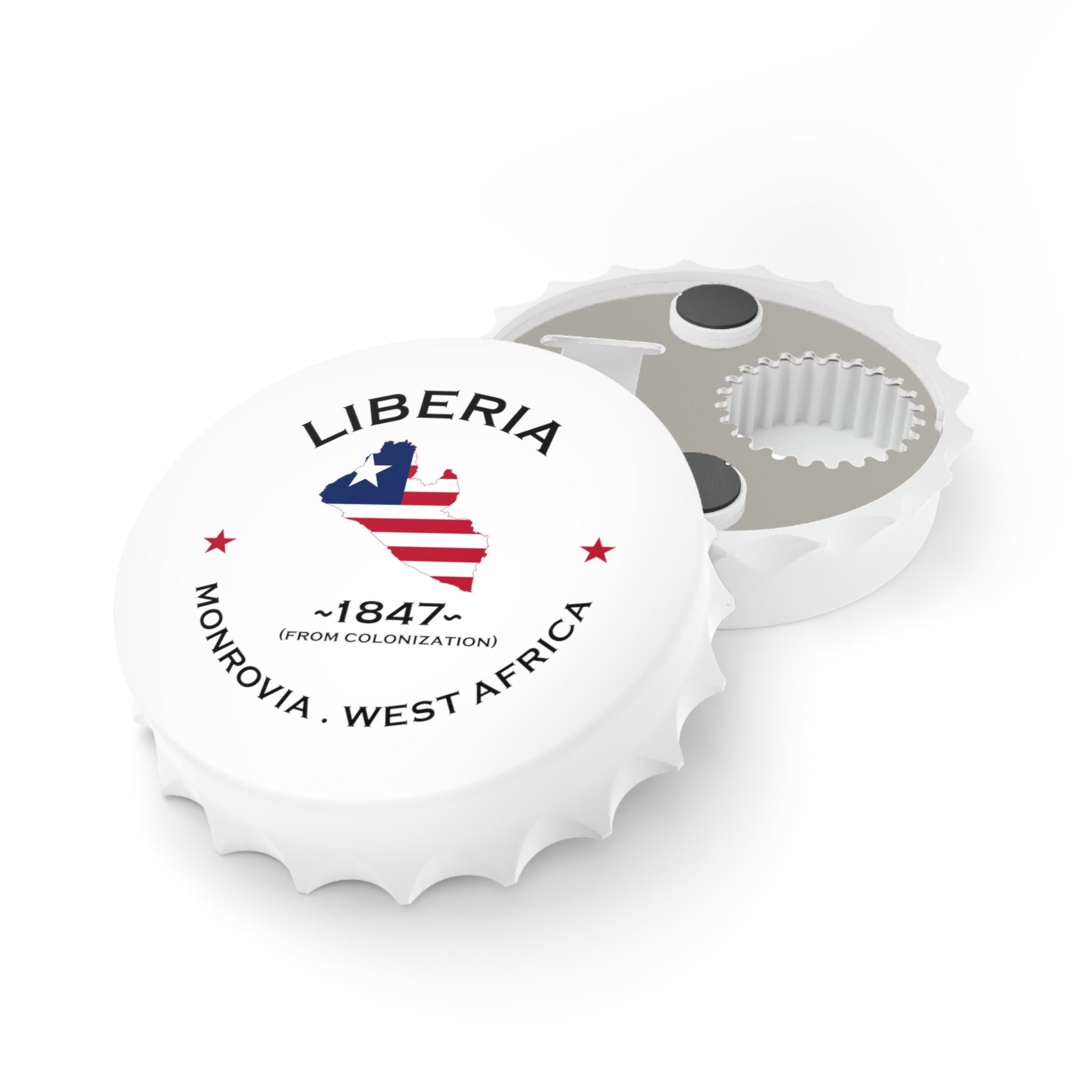 Liberia Bottle Opener and Fridge Magnet