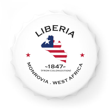 Liberia Bottle Opener and Fridge Magnet