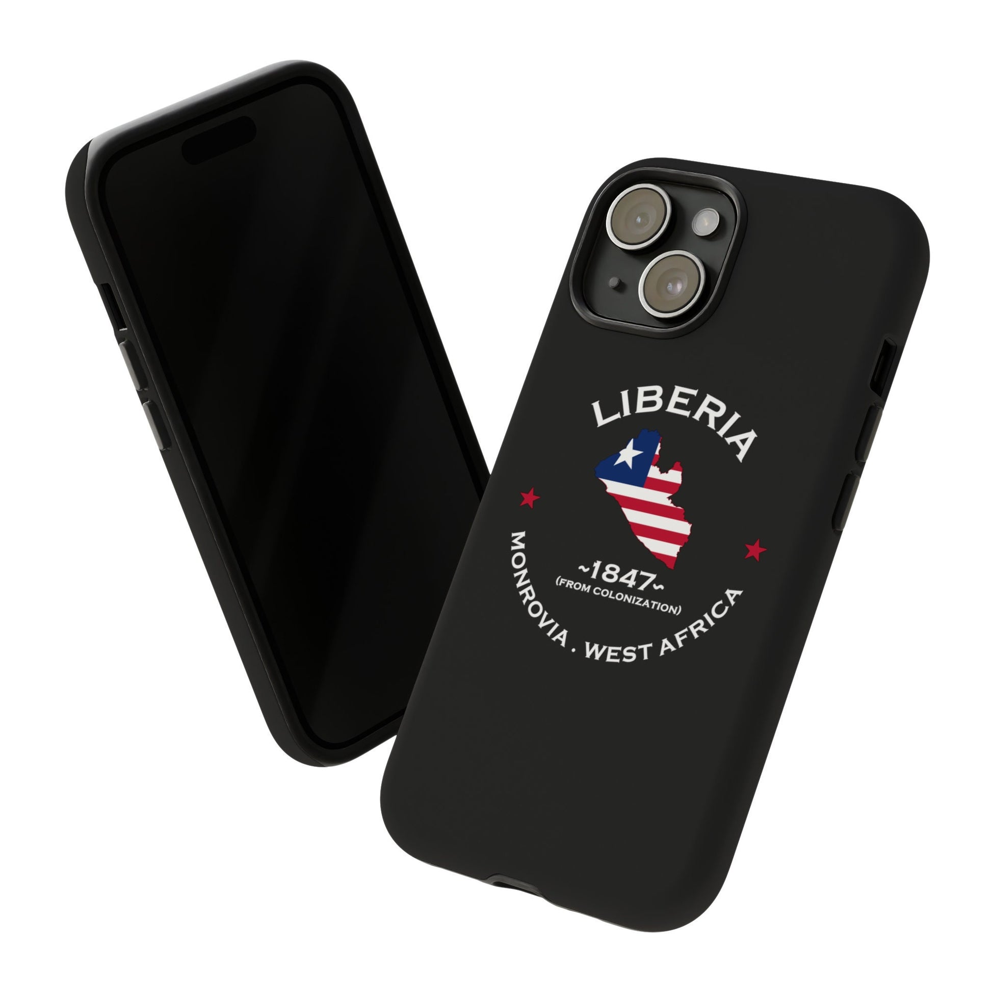 Liberia Tough Phone Cases: African Phone Cases, African Gifts, West Africa