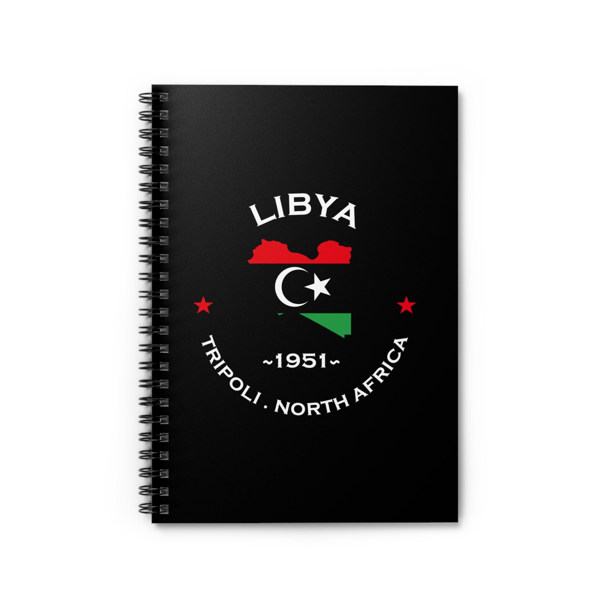 Libya Spiral Notebook