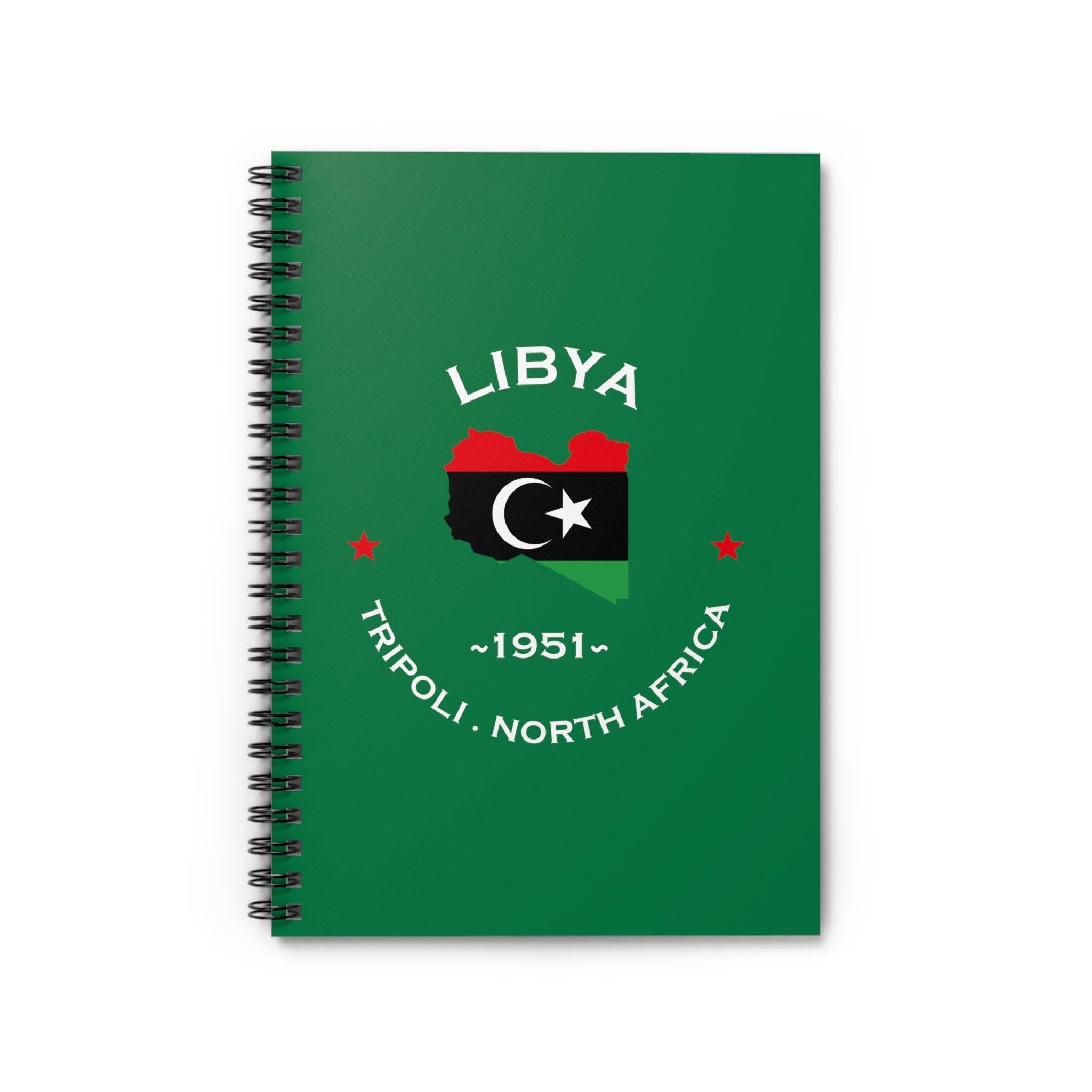 Libya Spiral Notebook