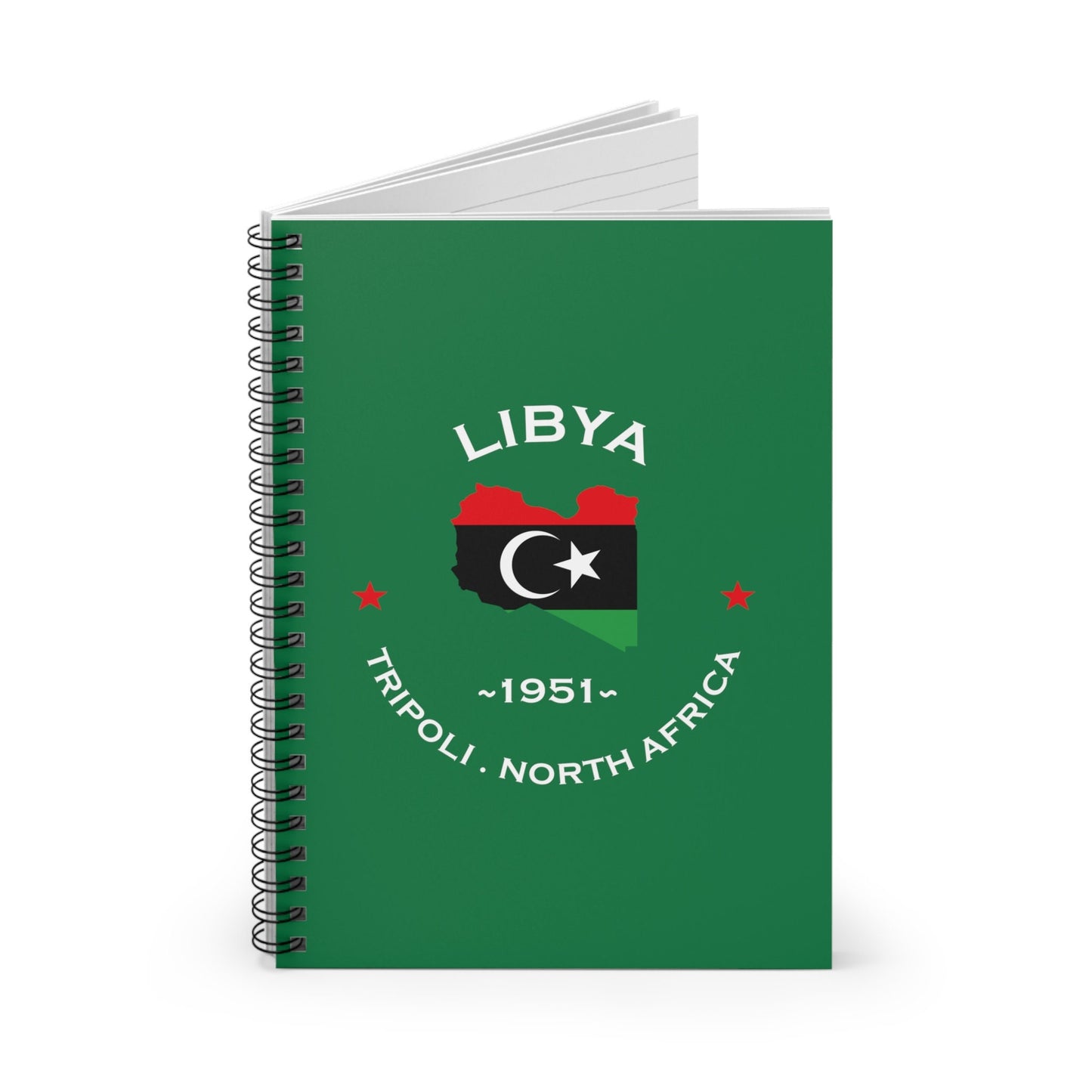 Libya Spiral Notebook