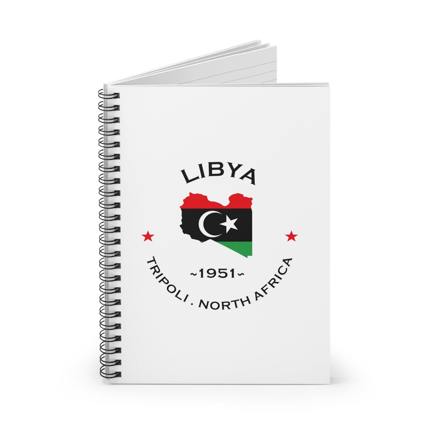 Libya Spiral Notebook