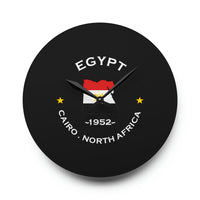 Egyptian Acrylic Wall Clock