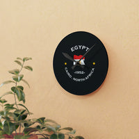 Egyptian Acrylic Wall Clock