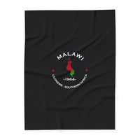 Malawi Inspired Premium Fleece blanket