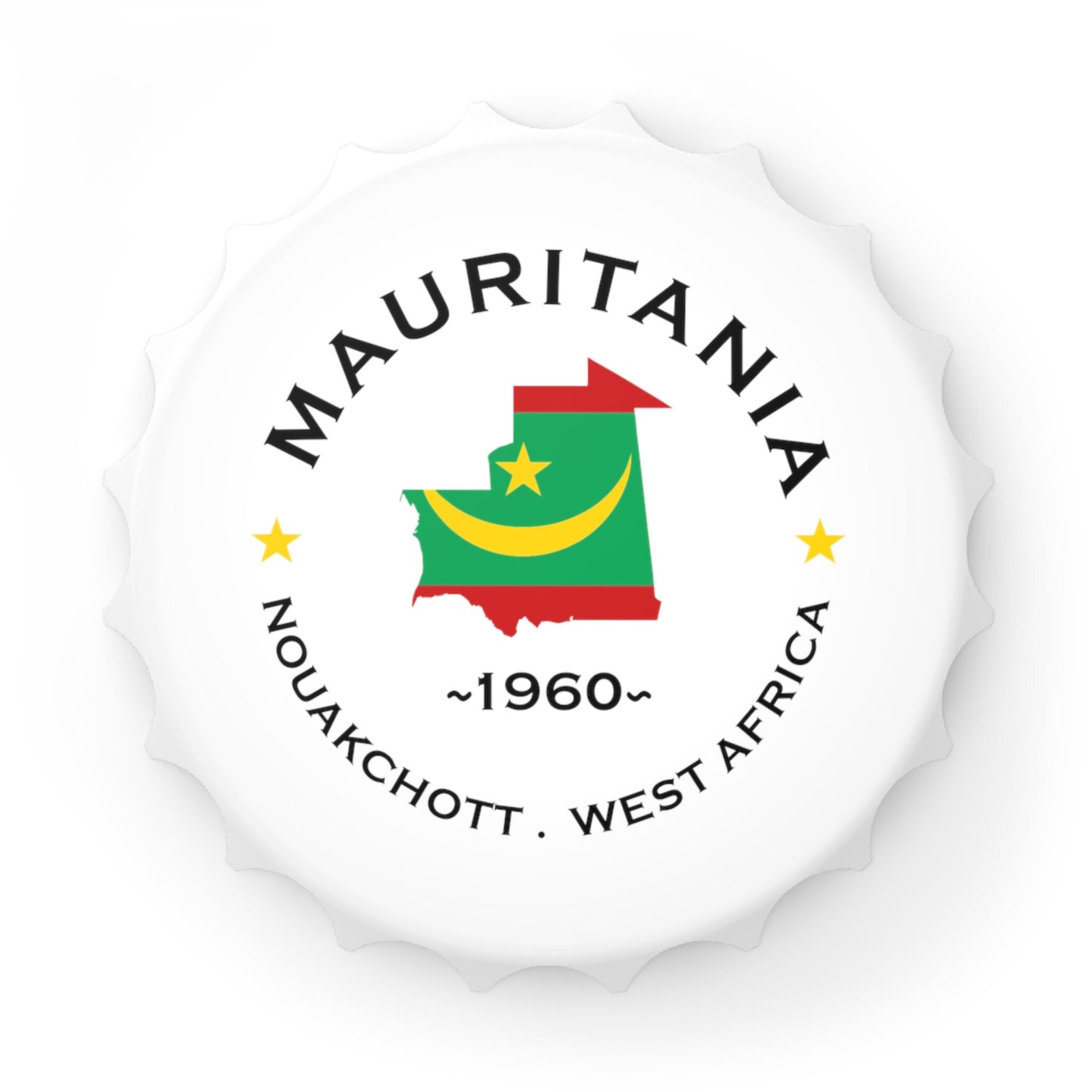 Mauritania Bottle Opener and Fridge Magnet