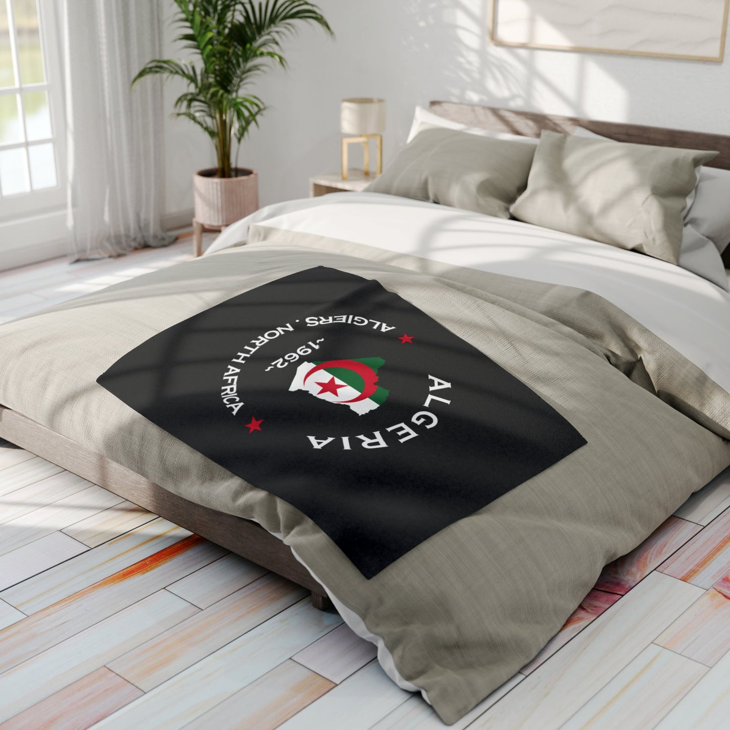 Algeria Inspired Premium Fleece blanket