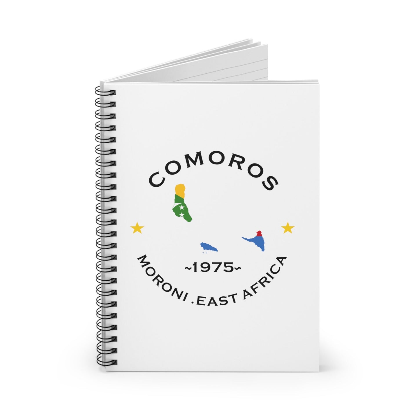 Comoros Spiral Notebook