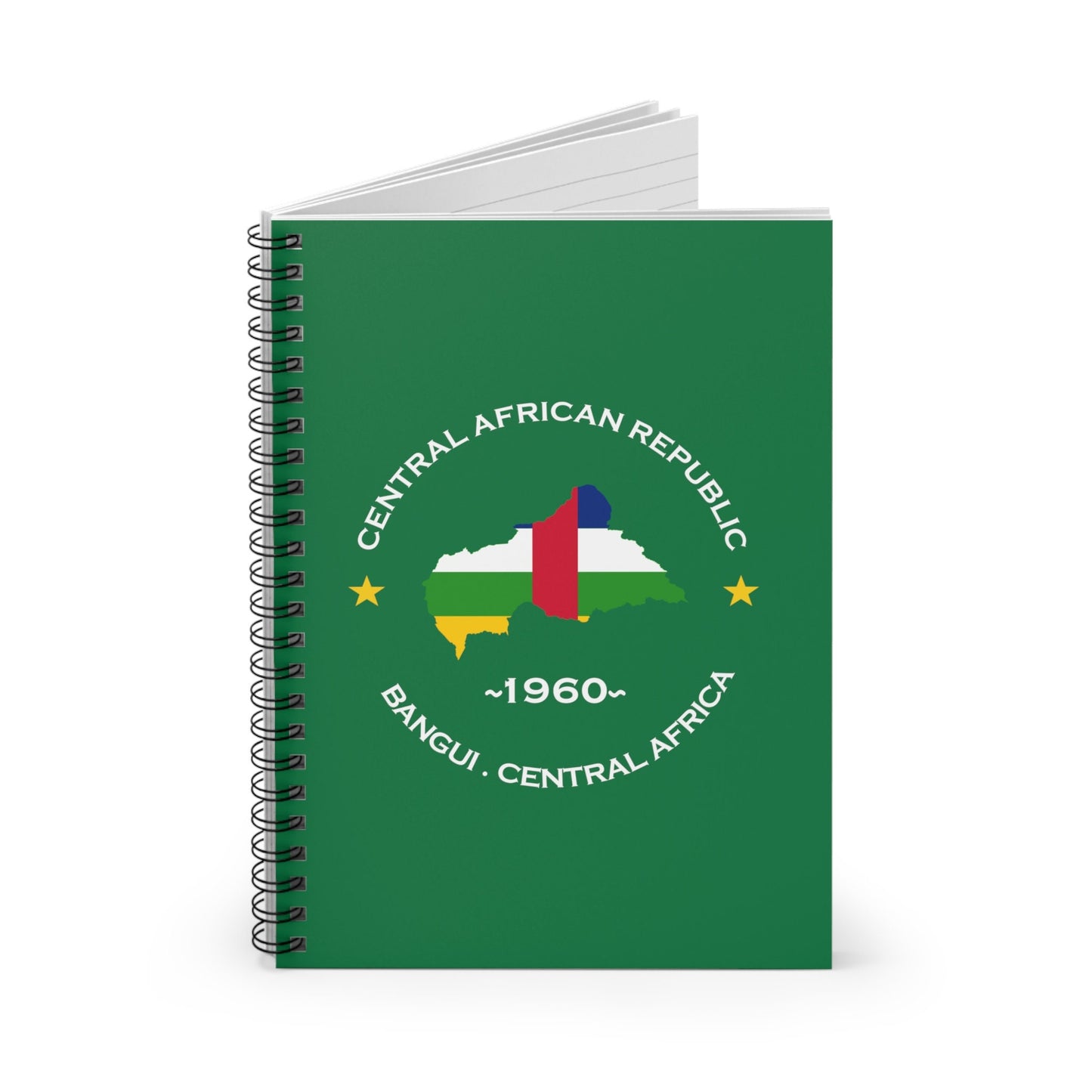 Central African Republic Spiral Notebook