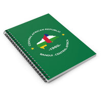 Central African Republic Spiral Notebook