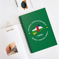 Central African Republic Spiral Notebook