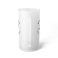 Rwanda  Frosted Glass Beer Mug