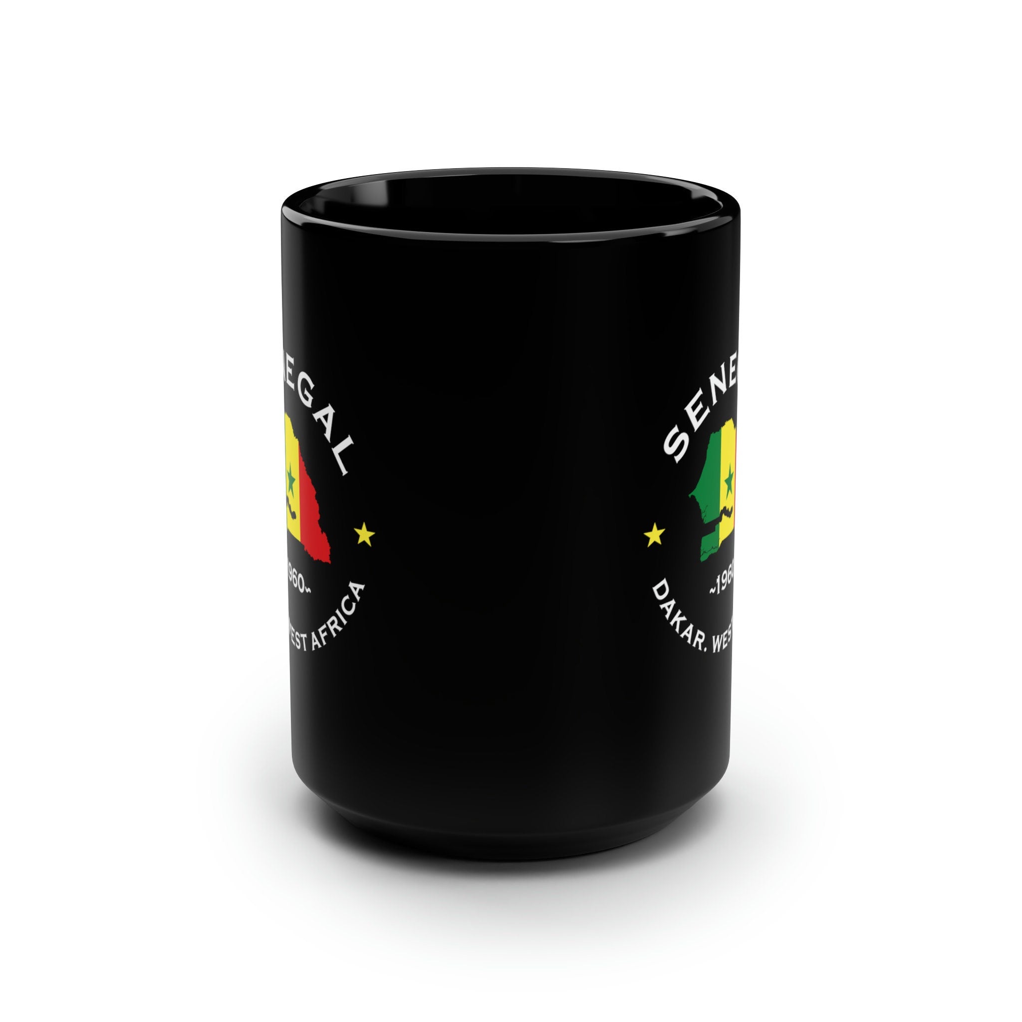 Senegal Black Mug