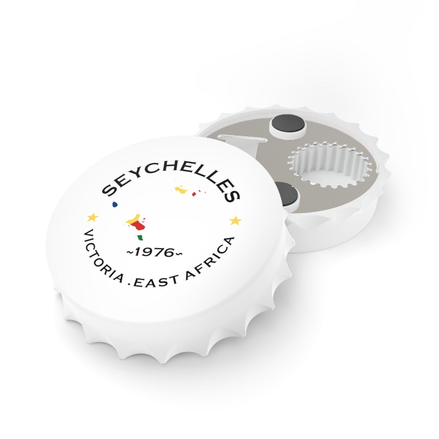 Seychelles Bottle Opener and Fridge Magnet