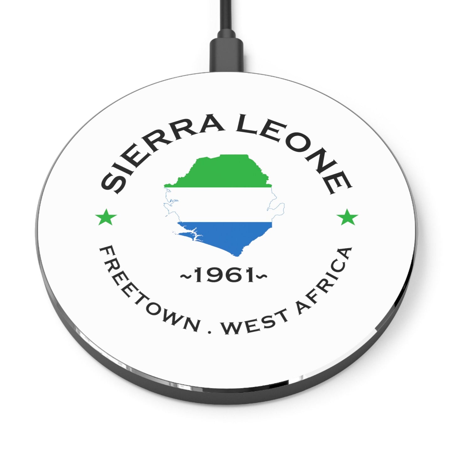 Sierra Leone Wireless Charger- Iphone and Android phones